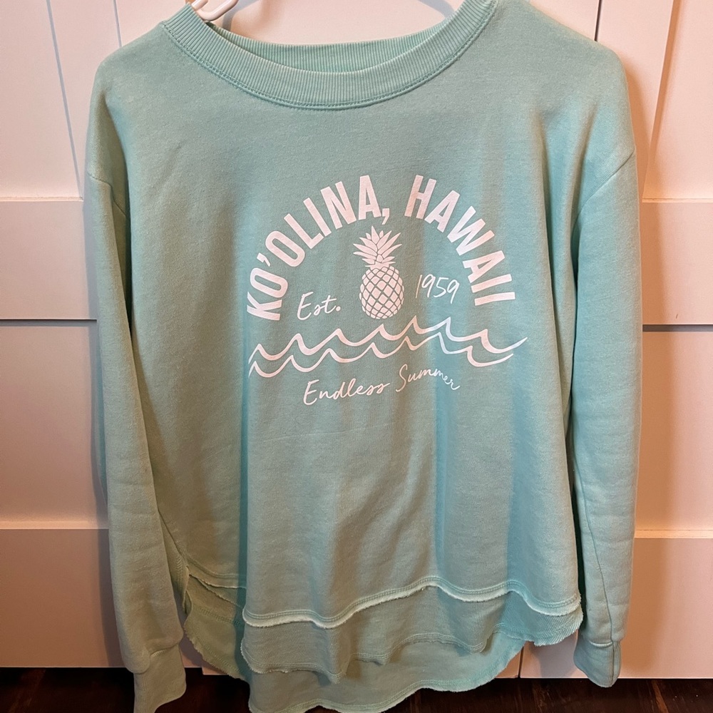 Hawaii Crew Neck (Mint/Teal)